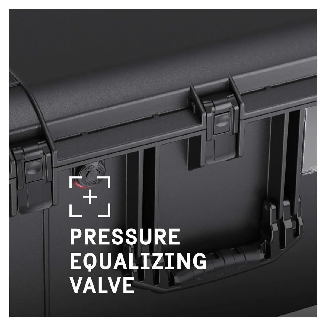 Pelican 1637 Air Case with Divider Insert, Integrated Wheels, and Press and Pull Latches (Black) - Image 5