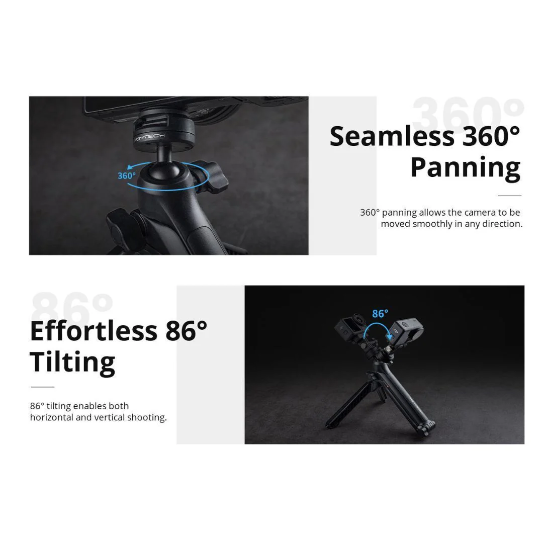 PGYTECH CapLock MantisPod Z with 360-Degree Rotation, Five Filming Modes, and Dual-Lock Design - Image 3