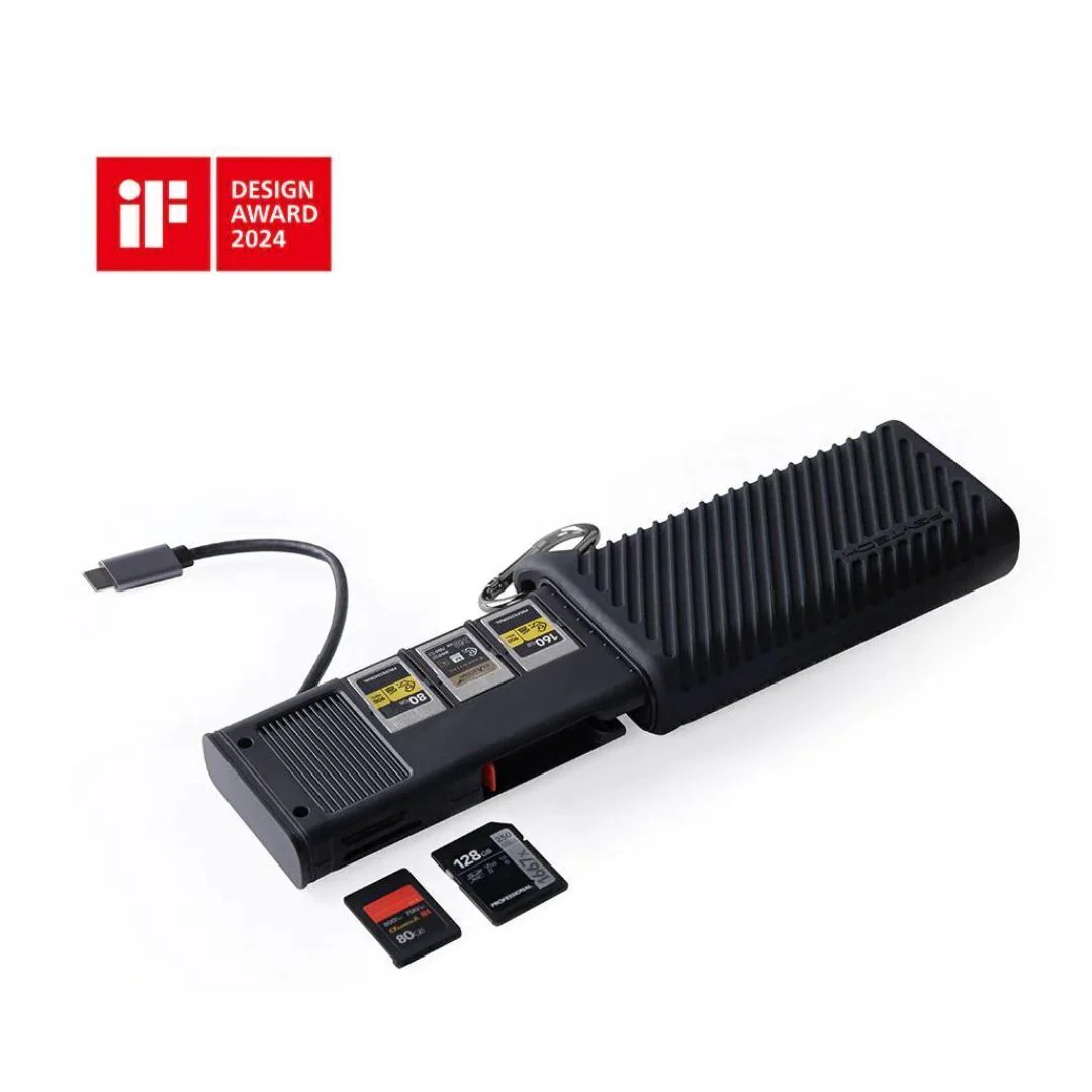 Pgytech CFexpress CreateMate Card Reader Case with Type B or SD Compatibility (Classic Black) - Image 6