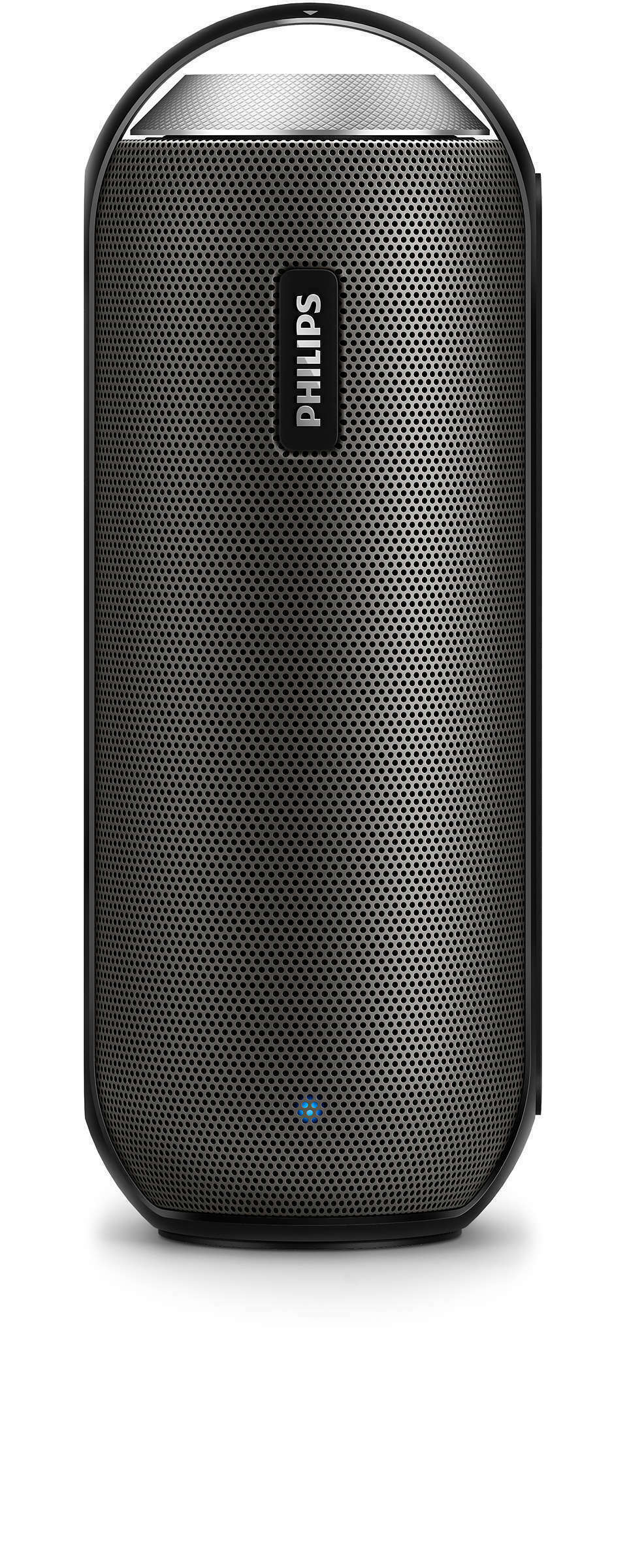 Philips Splash Proof Wireless Bluetooth Portable Speaker (Gun Metal Black) - Image 3