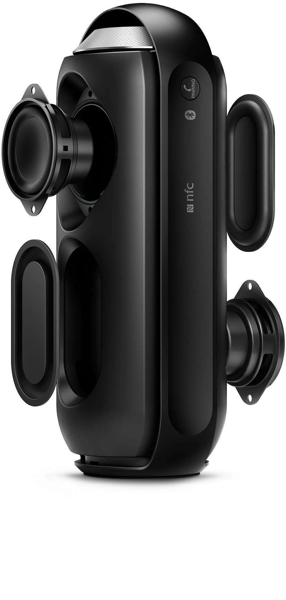 Philips Splash Proof Wireless Bluetooth Portable Speaker (Gun Metal Black) - Image 4