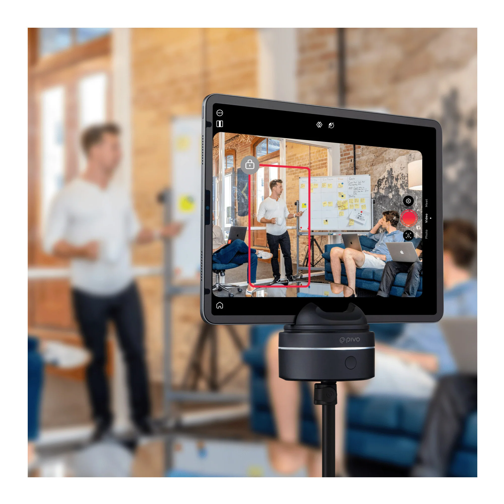 Pivo Max 360 Smart Video Tracker with 5' Camera Tripod Camera System - Image 9