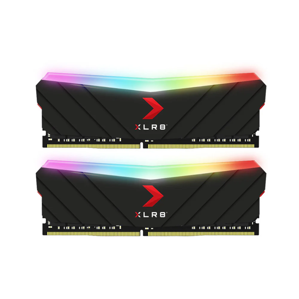 PNY 32GB XLR8 Gaming EPIC-X RGB 3200 MHz Desktop Memory Kit (2 x 16GB) Bundle - Image 2