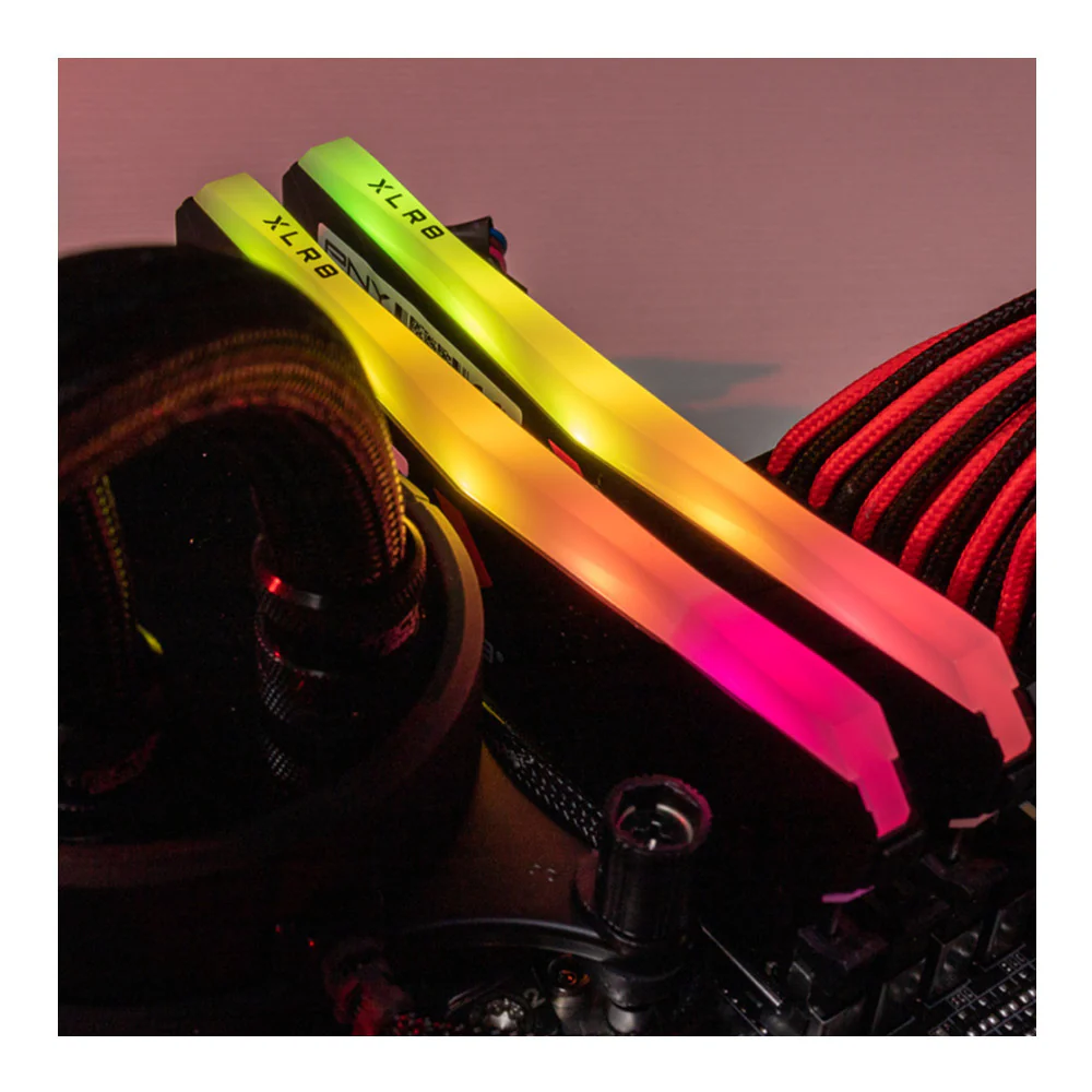 PNY 32GB XLR8 Gaming EPIC-X RGB 3200 MHz Desktop Memory Kit (2 x 16GB) Bundle - Image 8