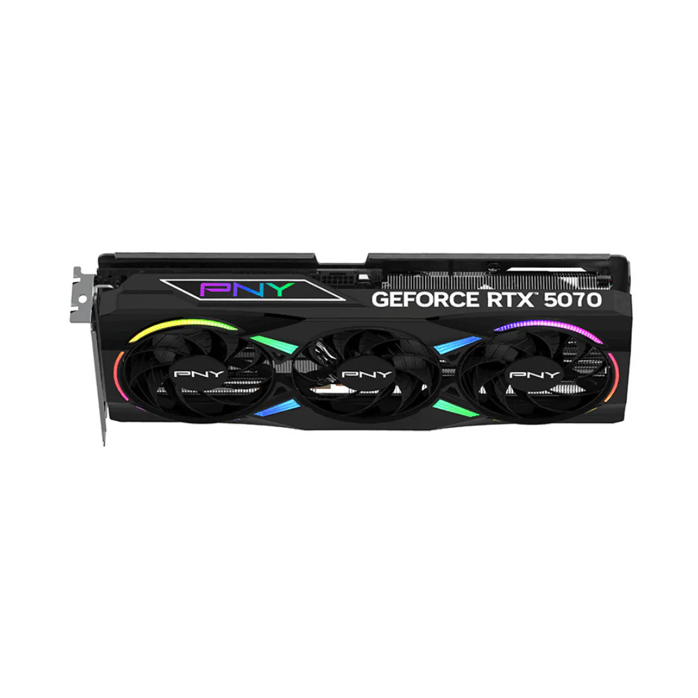 PNY NVIDIA GeForce RTX 5070 ARGB EPIC-X RGB Overclocked Triple Fan Graphics Card - Image 6