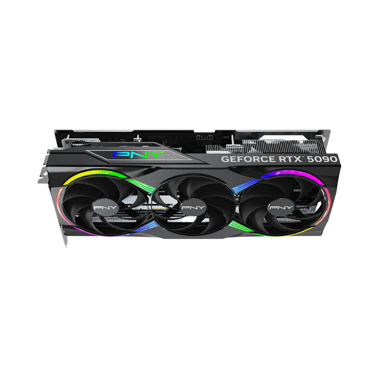 PNY NVIDIA GeForce RTX 5090 ARGB EPIC-X RGB Overclocked Triple Fan Graphics Card - Image 6