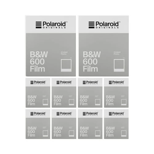 Polaroid Originals Classic B&W Instant Film for 600 Cameras (80 Exposures)