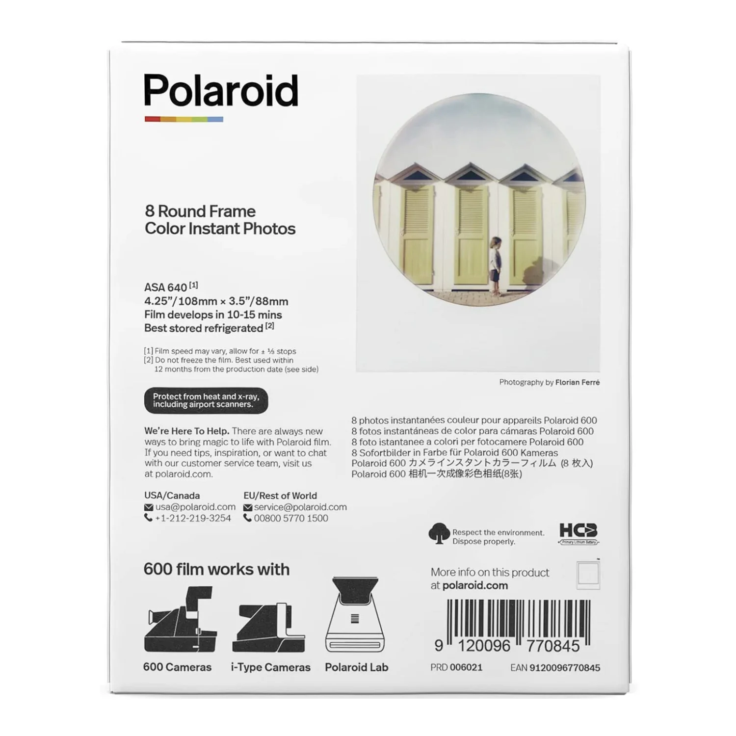 Polaroid Originals 600 Round Instant Color Film - Image 3