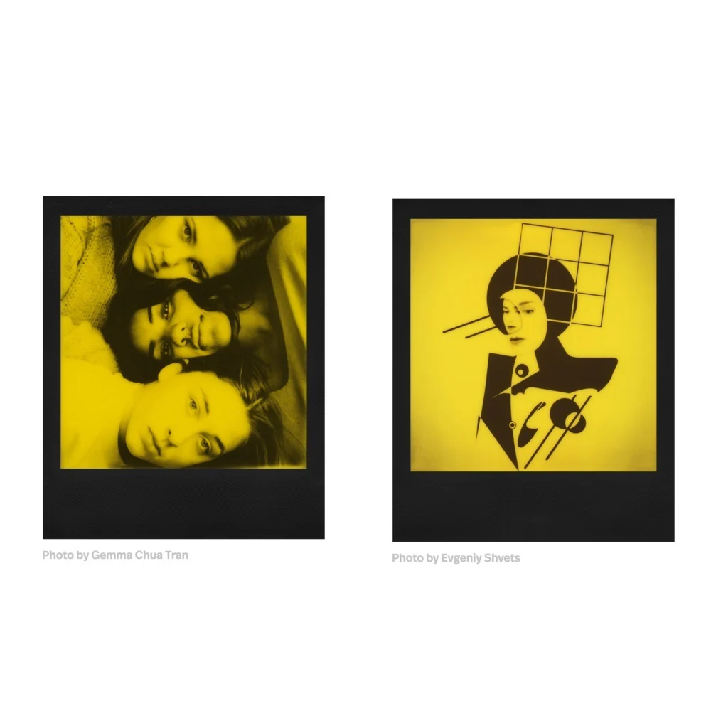 Polaroid Duochrome film for 600 - Black & Yellow Edition - Image 2