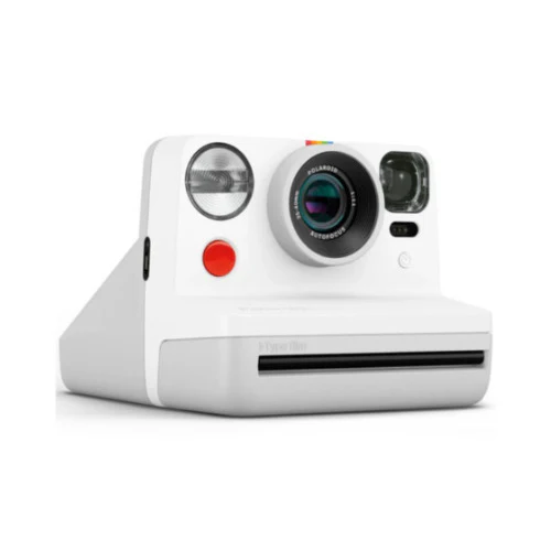 Polaroid Now Bundle with White Camera and Red Travel Pouch - Image 3
