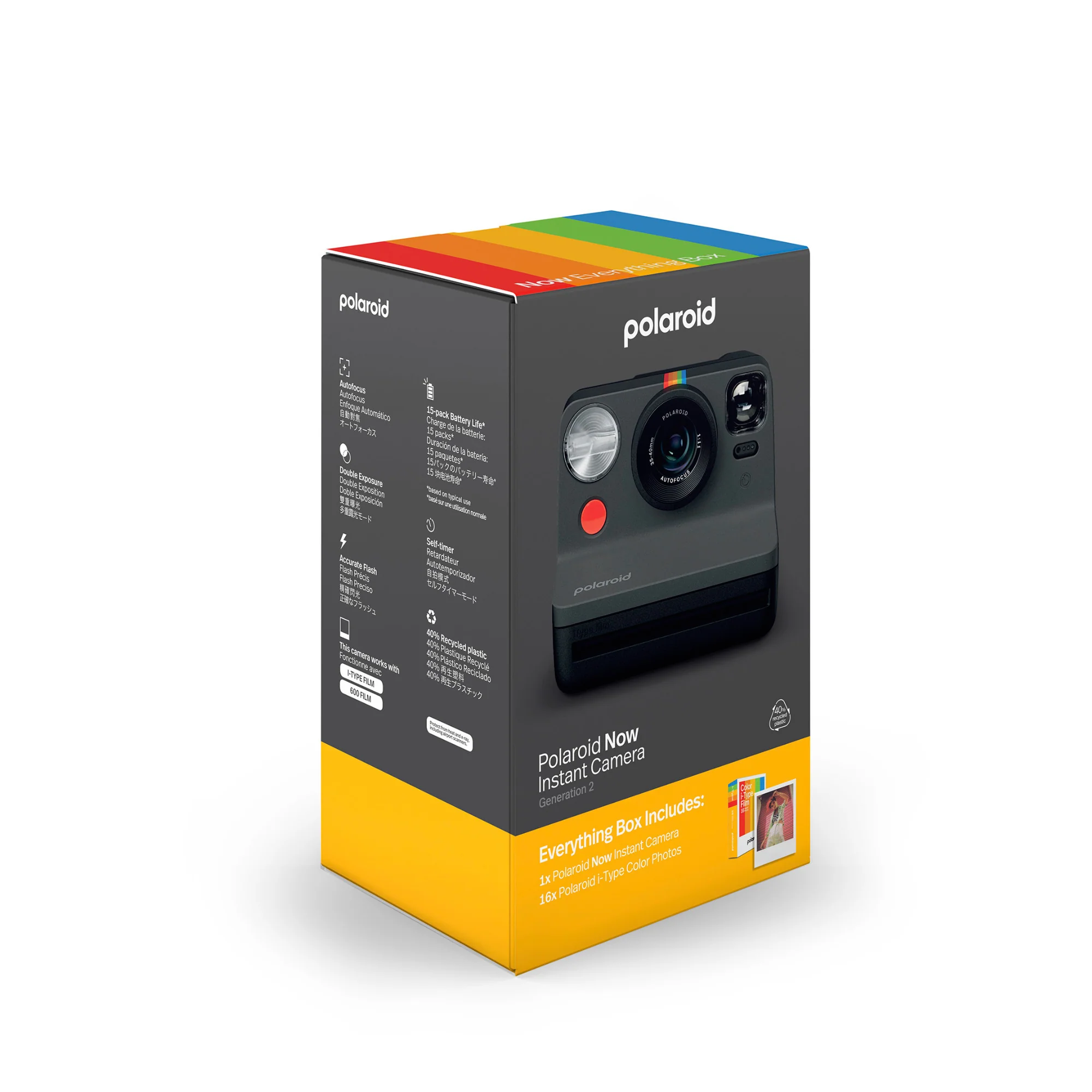 Polaroid NOW Instant Camera Everything Box Generation 2 (Black) - Image 11