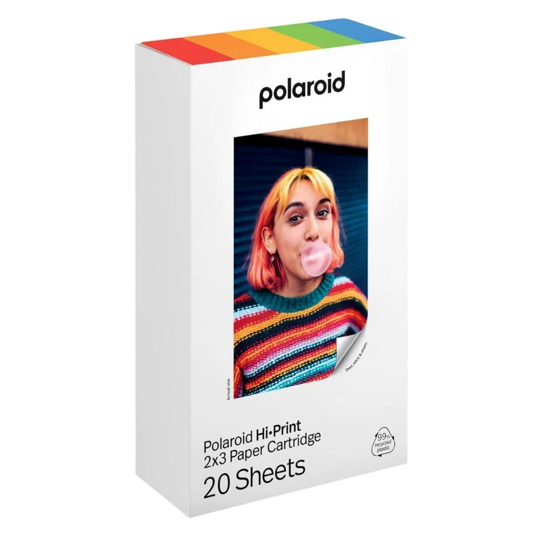 Polaroid 2x3 Sticky-Backed Paper Cartridge for Polaroid Hi-Print Pocket Photo Printer (20-Sheets) - Image 2