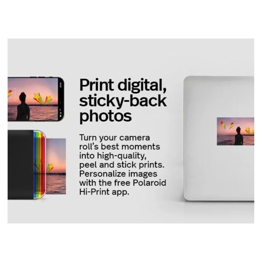 Polaroid 2x3 Sticky-Backed Paper Cartridge for Polaroid Hi-Print Pocket Photo Printer (20-Sheets) - Image 4