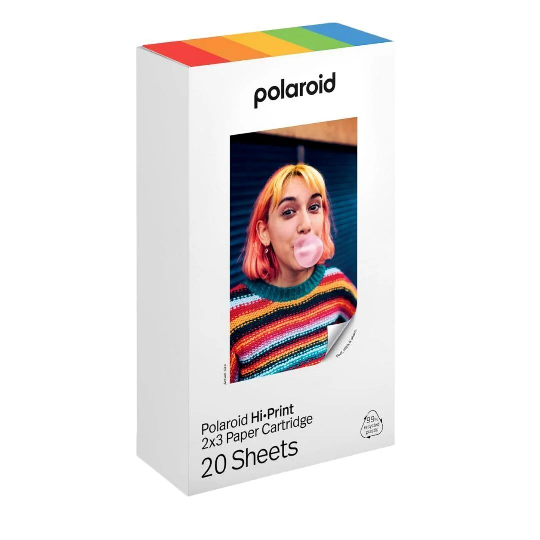 Polaroid Hi-Print 2nd Generation 2x3 Pocket Photo Bluetooth Printer with 40 Sheets (White) - Image 4