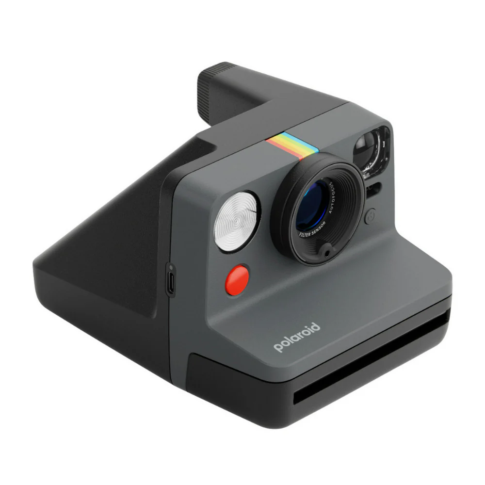 Polaroid Now Generation 3 Analog Instant Camera (Black) and Color Film Bundle (8 Photos) - Image 3