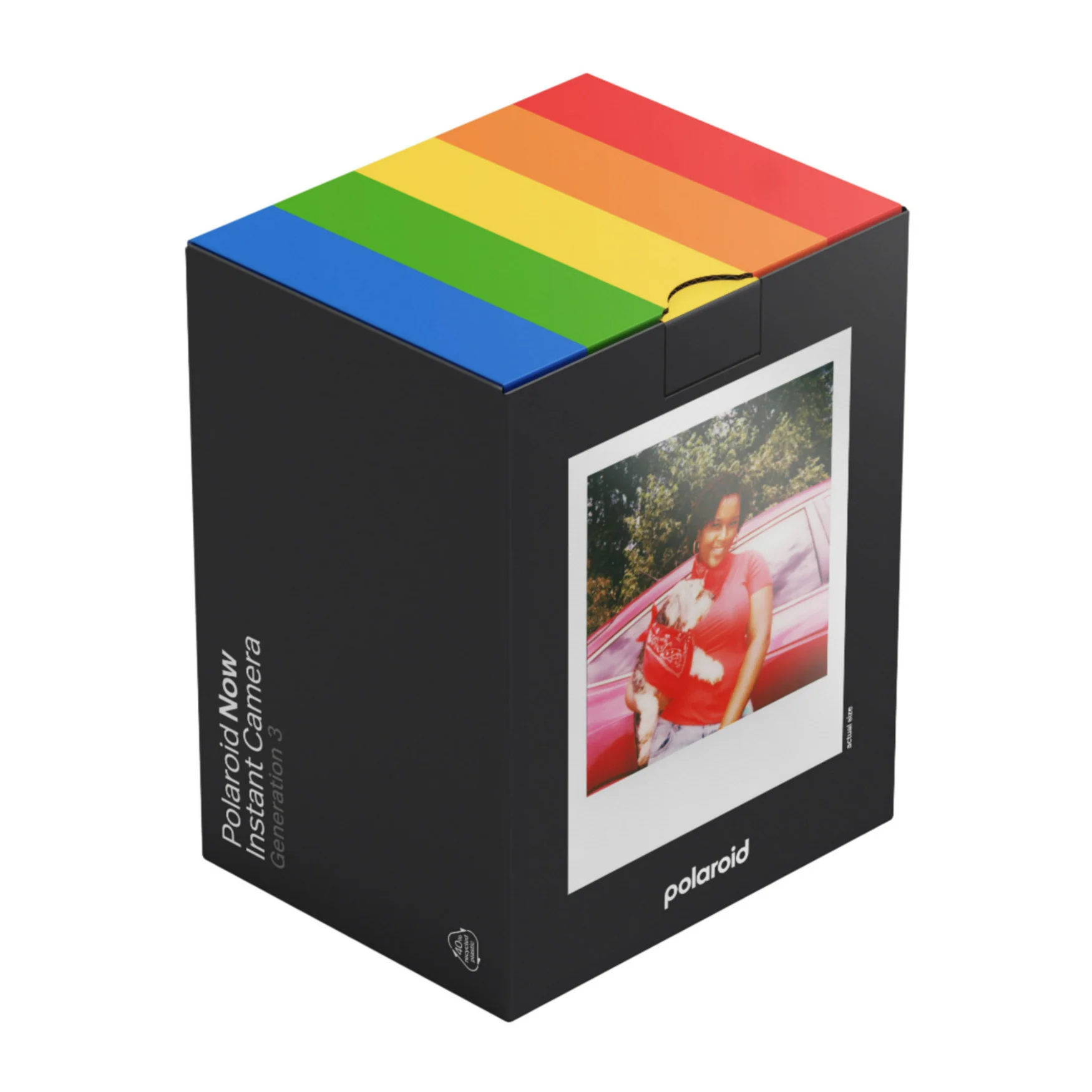 Polaroid Now Generation 3 Analog Instant Camera (Black) and Color Film Bundle (8 Photos) - Image 6