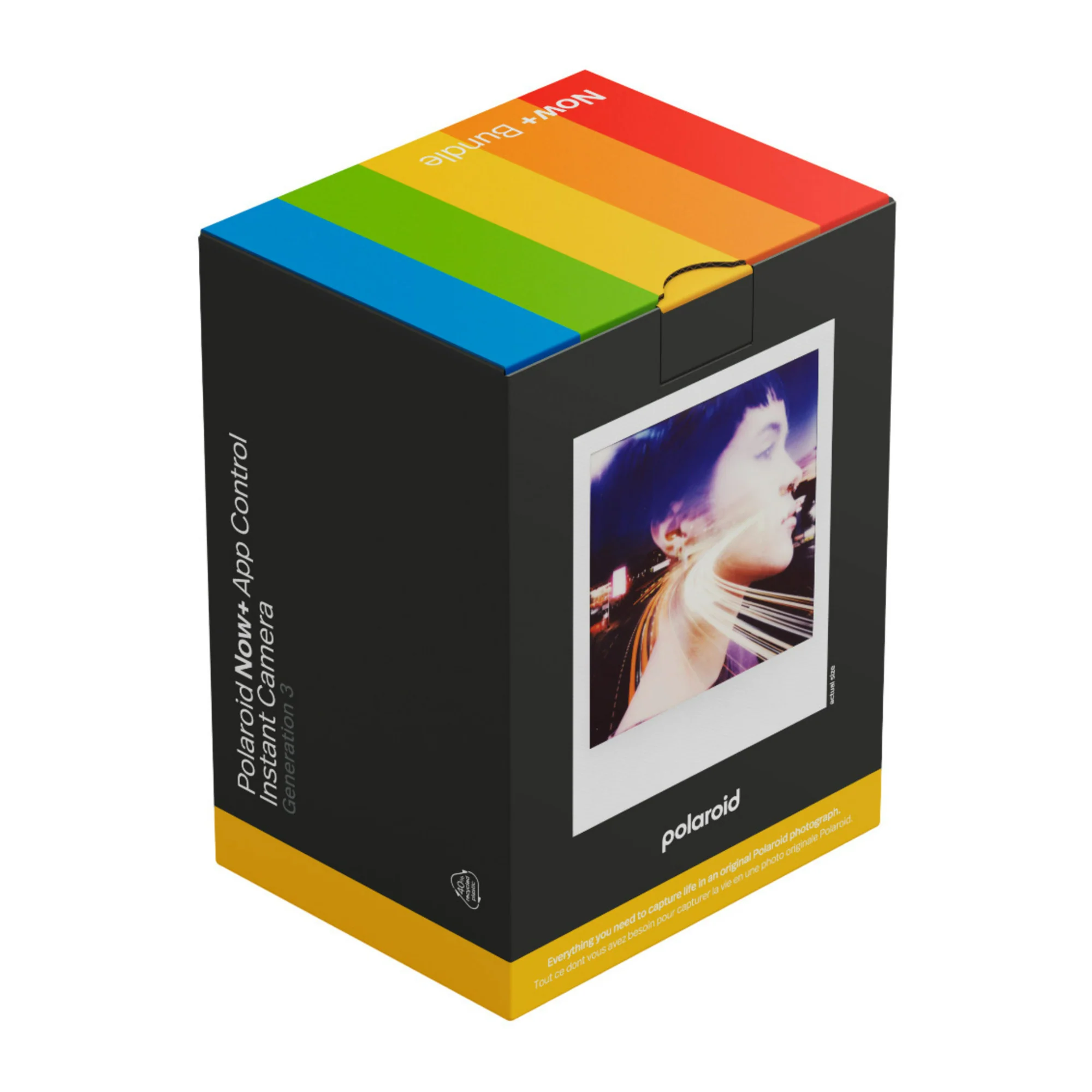 Polaroid Now Plus Generation 3 Instant Camera with Color Film Bundle (Black, 8 Photos) - Image 7