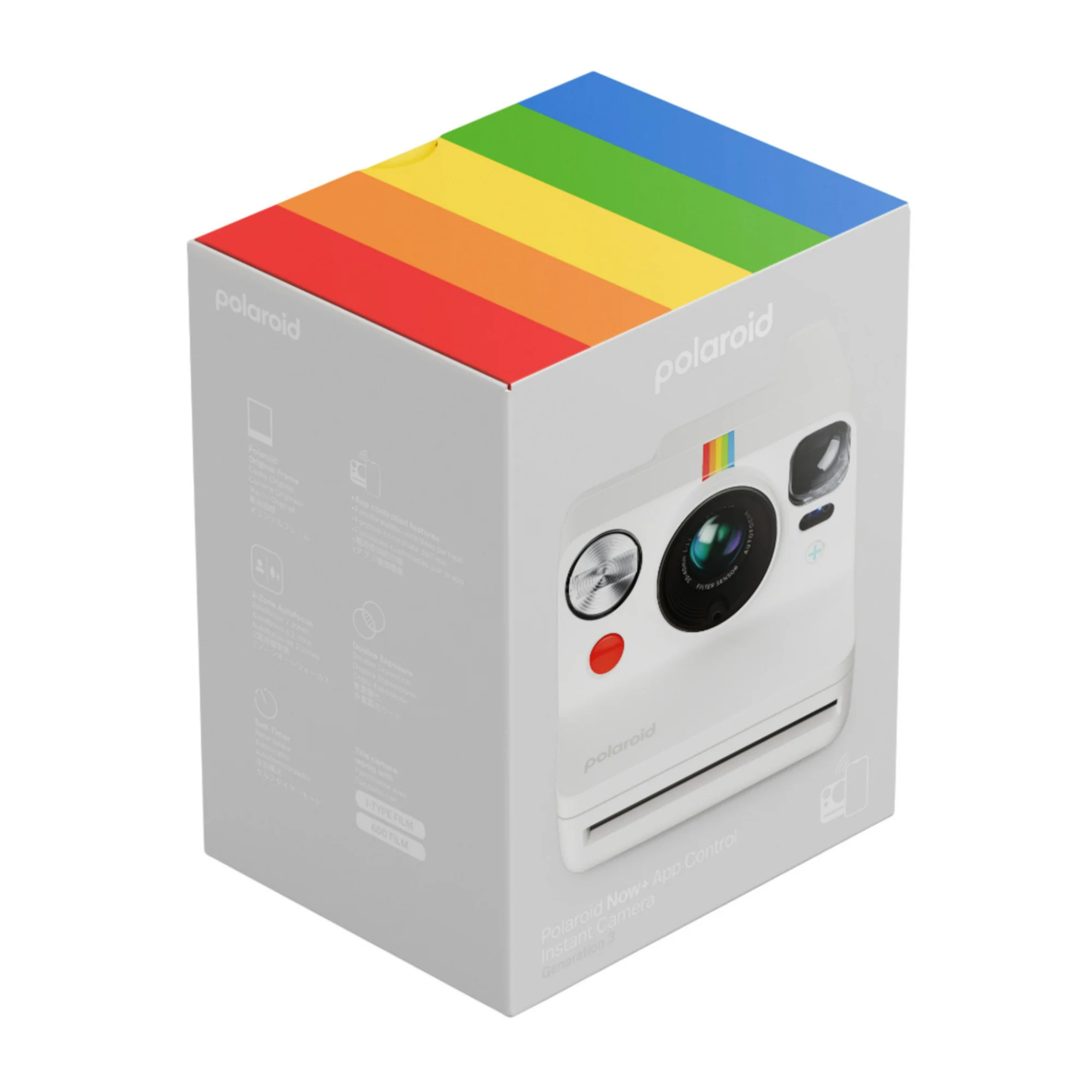 Polaroid Now Plus Generation 3 Instant Camera with Color Film Bundle (White, 8 Photos) - Image 4