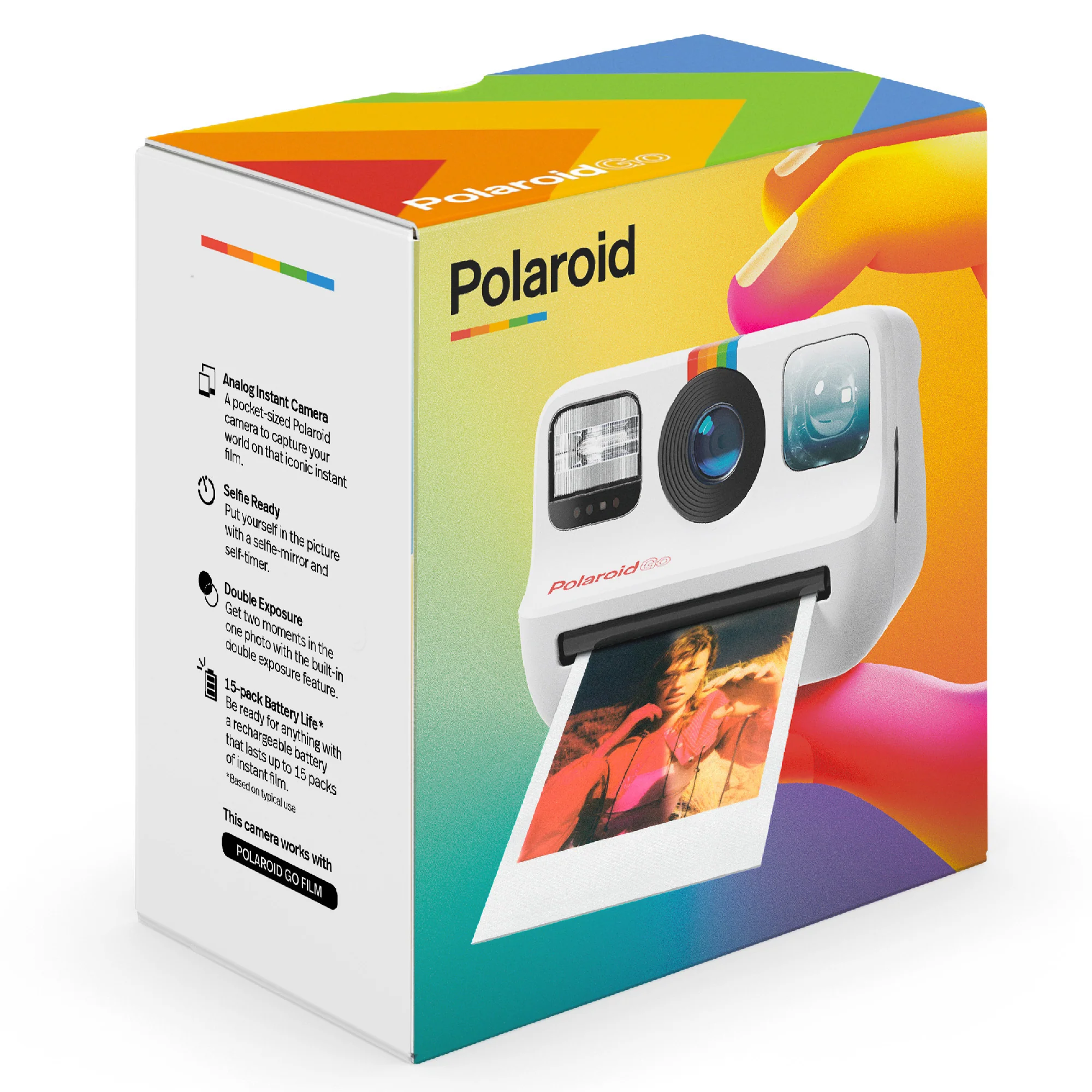 Polaroid GO Camera with Five GO Color Film Packs and Accessory Bundle - Image 11