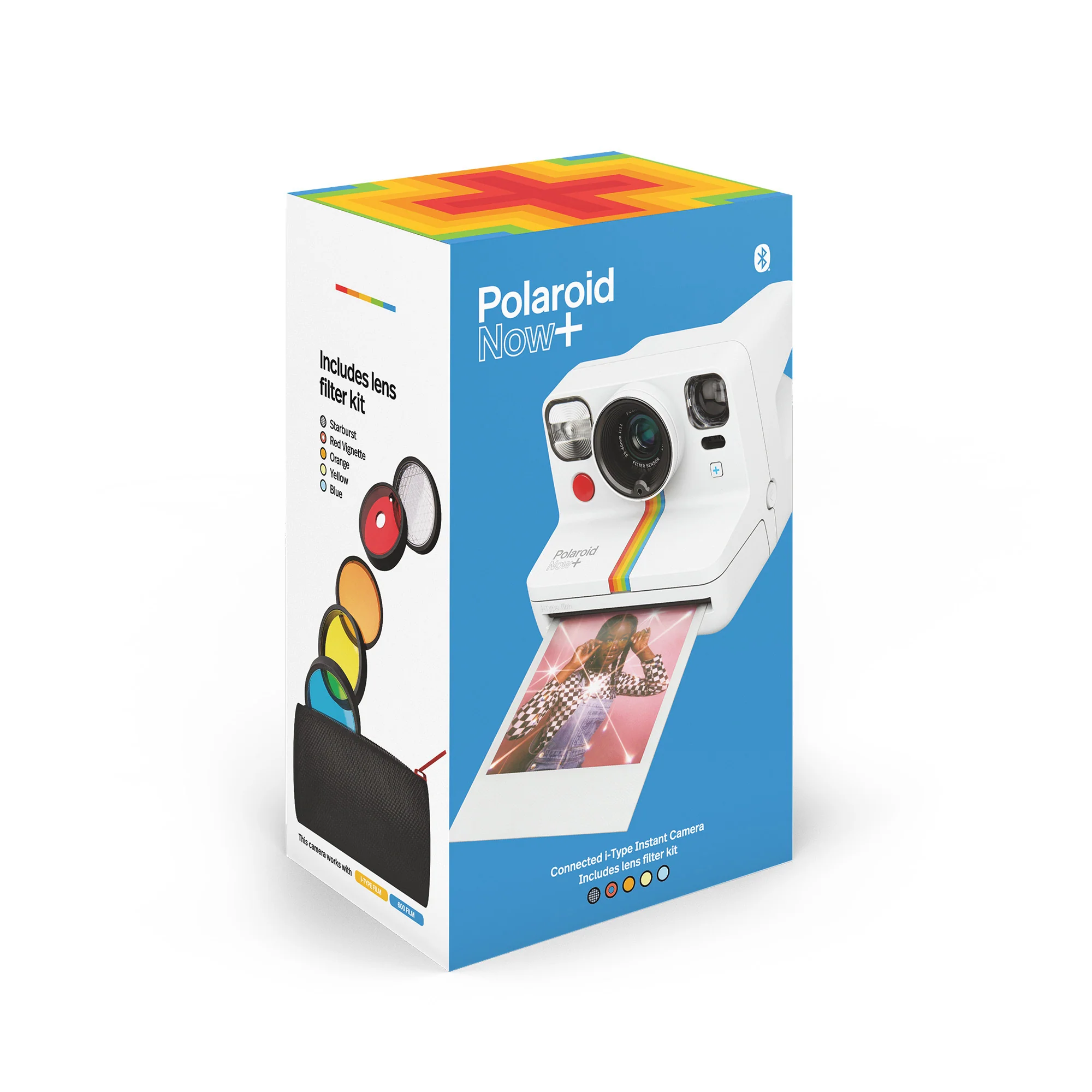 Polaroid NOW+ Instant Film Camera Camera (White) with B&W Film and Film Kit - Image 11
