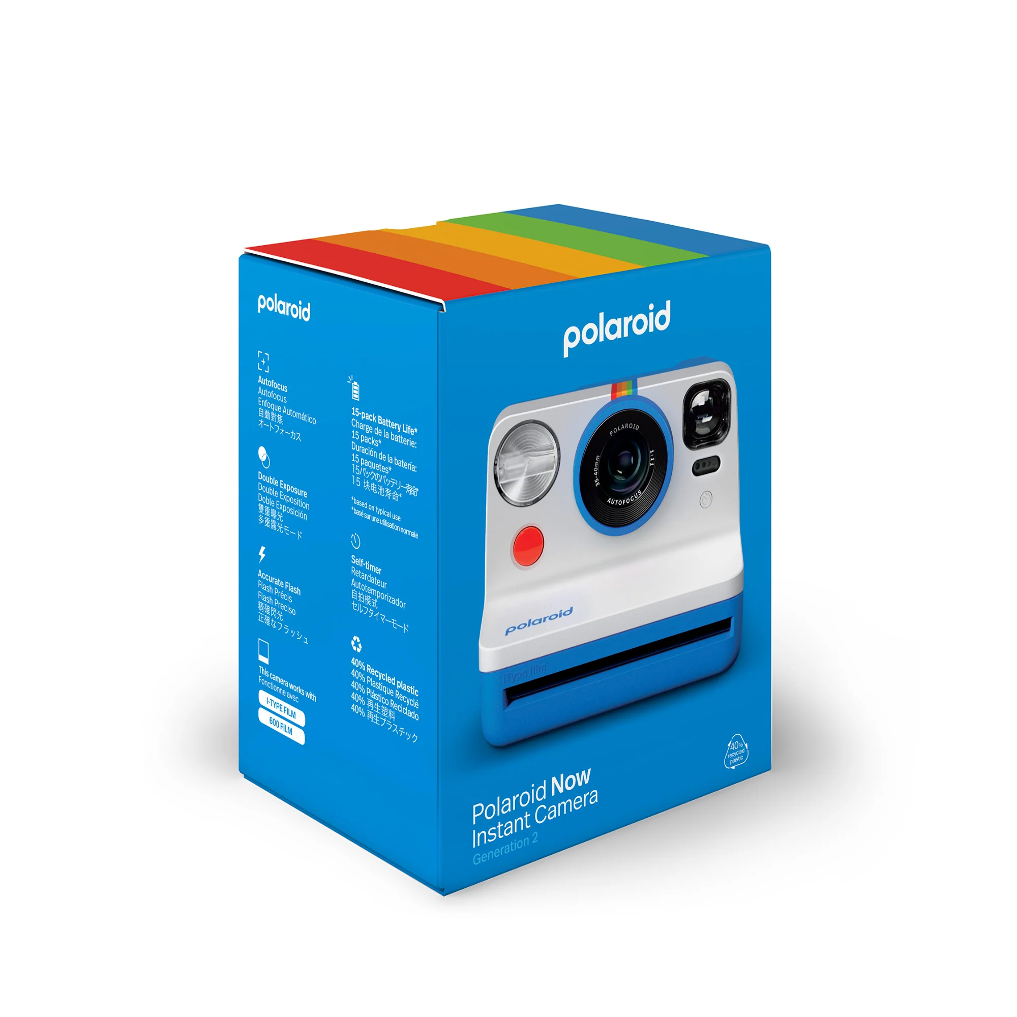 Polaroid NOW Instant Camera Generation 2 (Blue) - Image 8