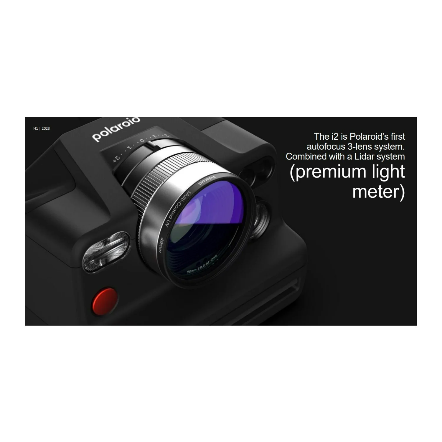 Polaroid I-2 Instant Analog Camera with Autofocus 3-Lens System with B&W and Instant Films - Image 6