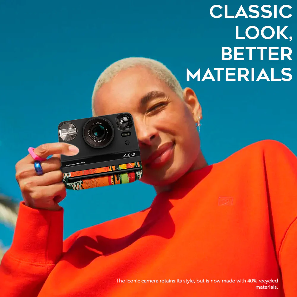 Polaroid NOW Gen 2 Camera (Basquiat Edition) with Focus Camera Polaroid Film Kit Bundle - Image 2