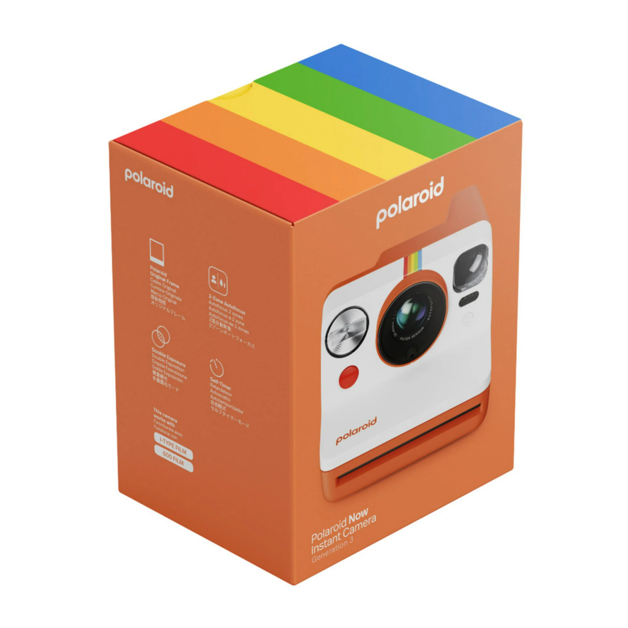 Polaroid Now Generation 3 Analog Instant Camera with Two-Lens Autofocus System (Coral) - Image 5