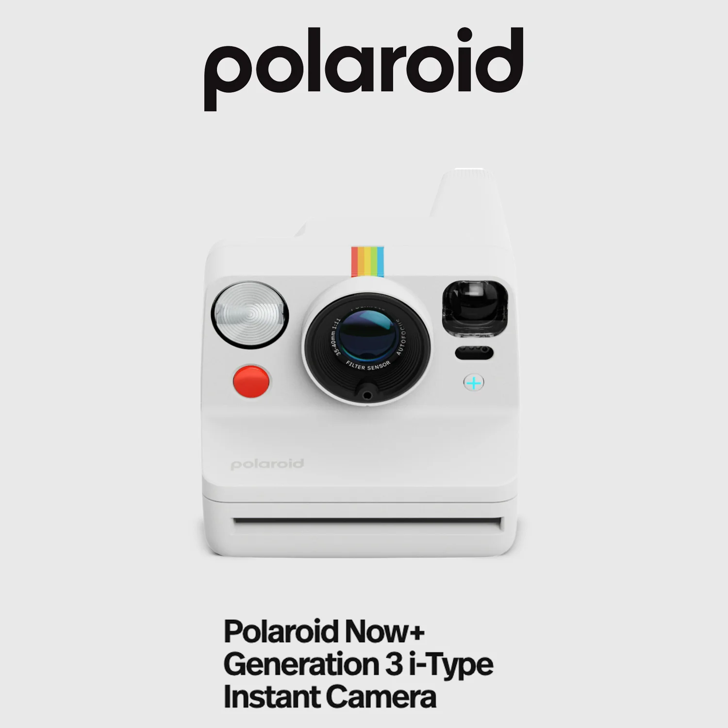 Polaroid Now Plus Generation 3 Instant Camera (White) with Film Kit and Color Instant Film Bundle - Image 2