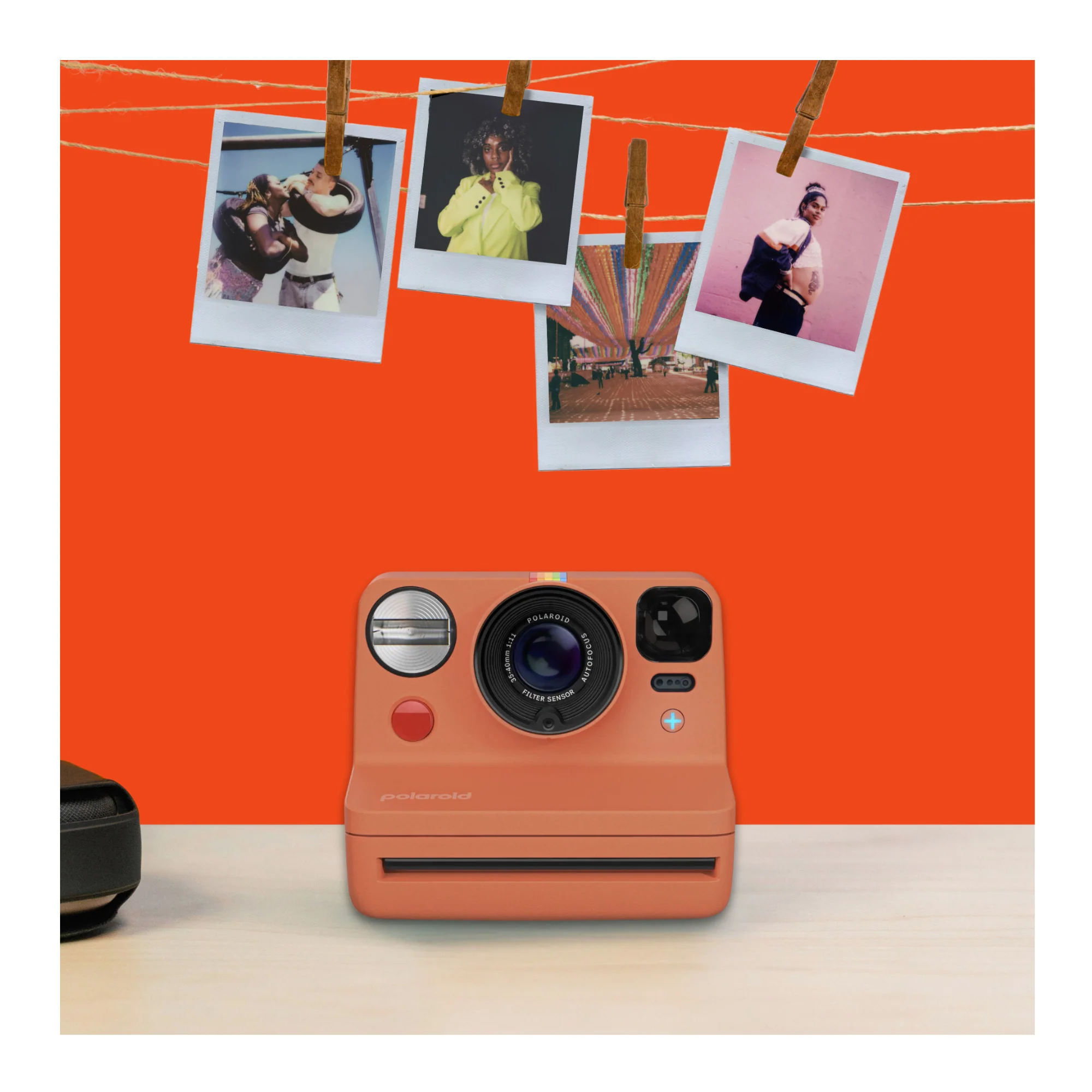 Polaroid Now Plus Generation 3 Coral Instant Camera with Color Film and Film Kit - Image 5