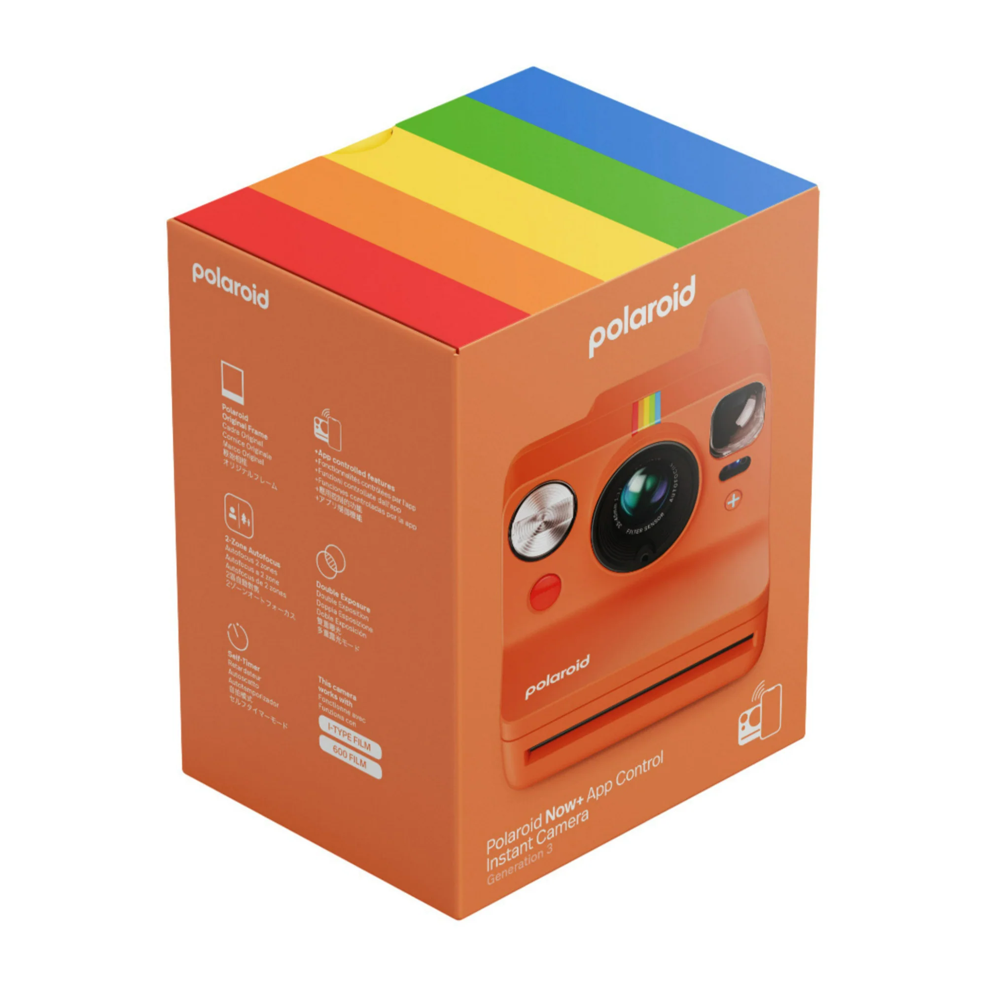 Polaroid Now Plus Generation 3 Coral Instant Camera with Film and Film Kit - Image 7