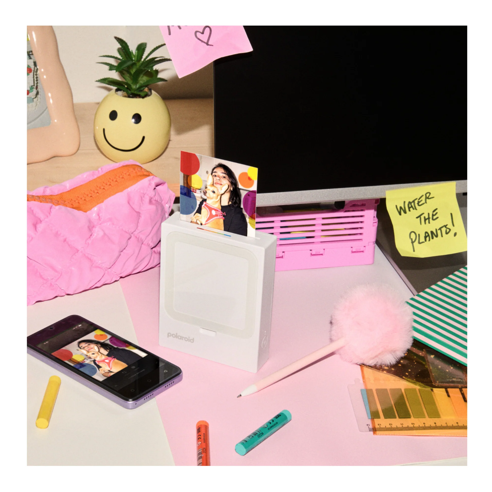 Polaroid HiPrint 3x3 Pocket Photo Printer with 10 Sheets - (White) - Image 8
