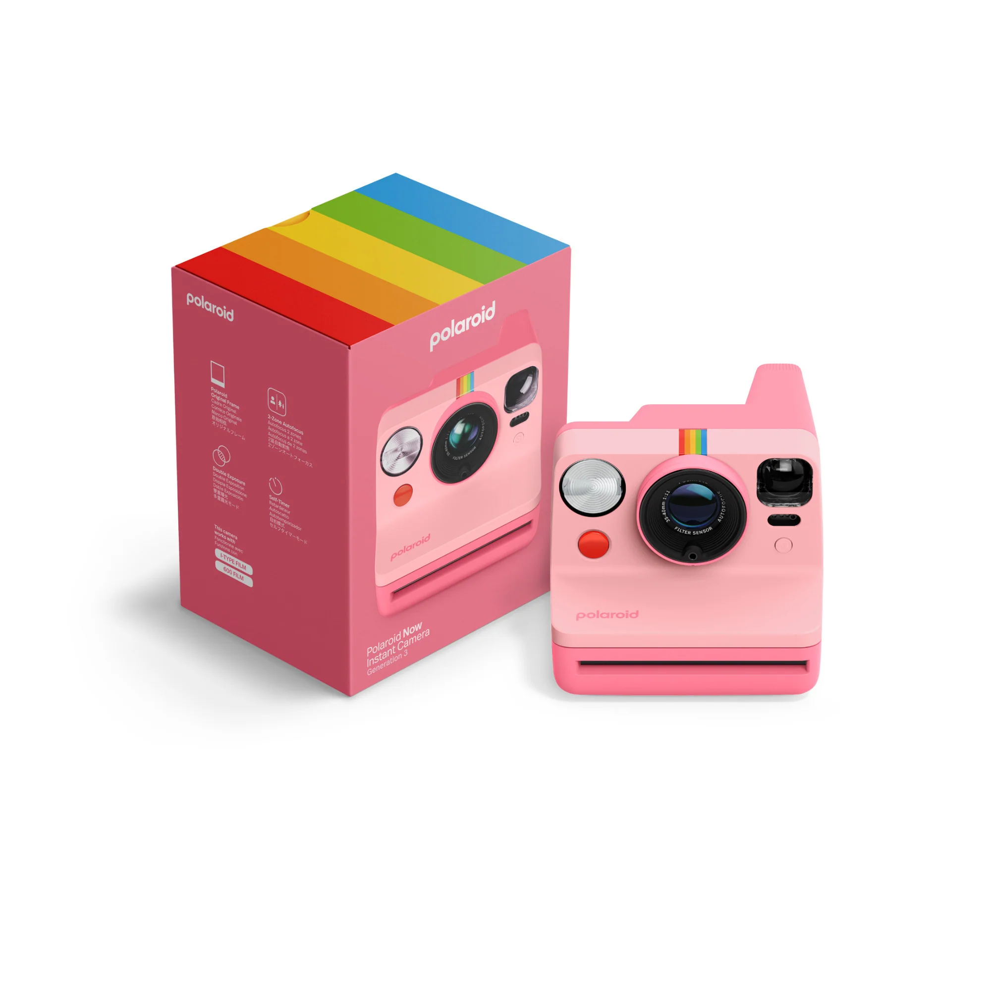 Polaroid Now Generation 3 Instant Camera (Pink) - Image 5