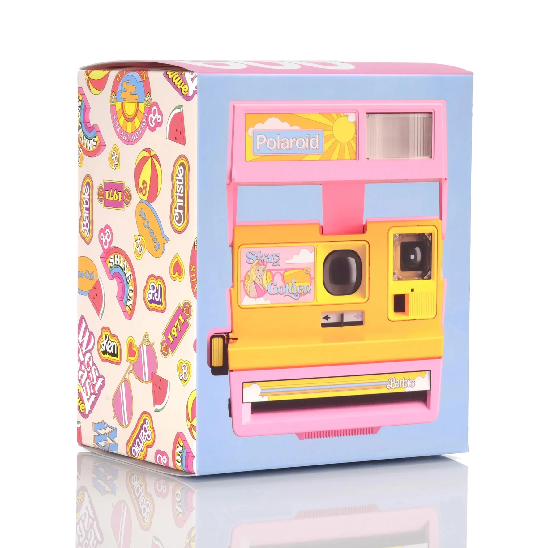 Polaroid 600 Instant Film Camera (Malibu Barbie) with Color Instant Film and Film Kit - Image 10