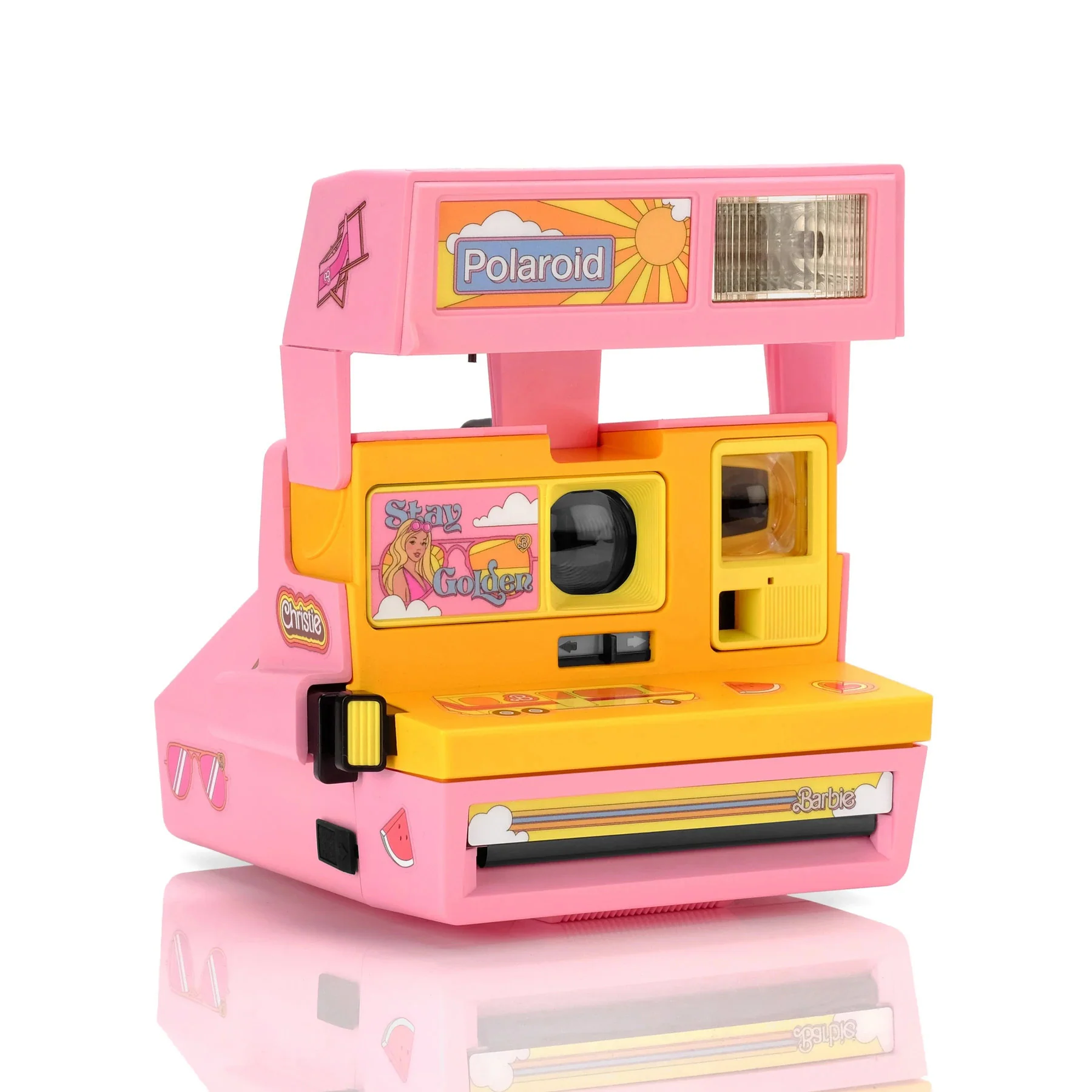Polaroid 600 Instant Film Camera (Malibu Barbie) with Color Instant Film and Film Kit - Image 2