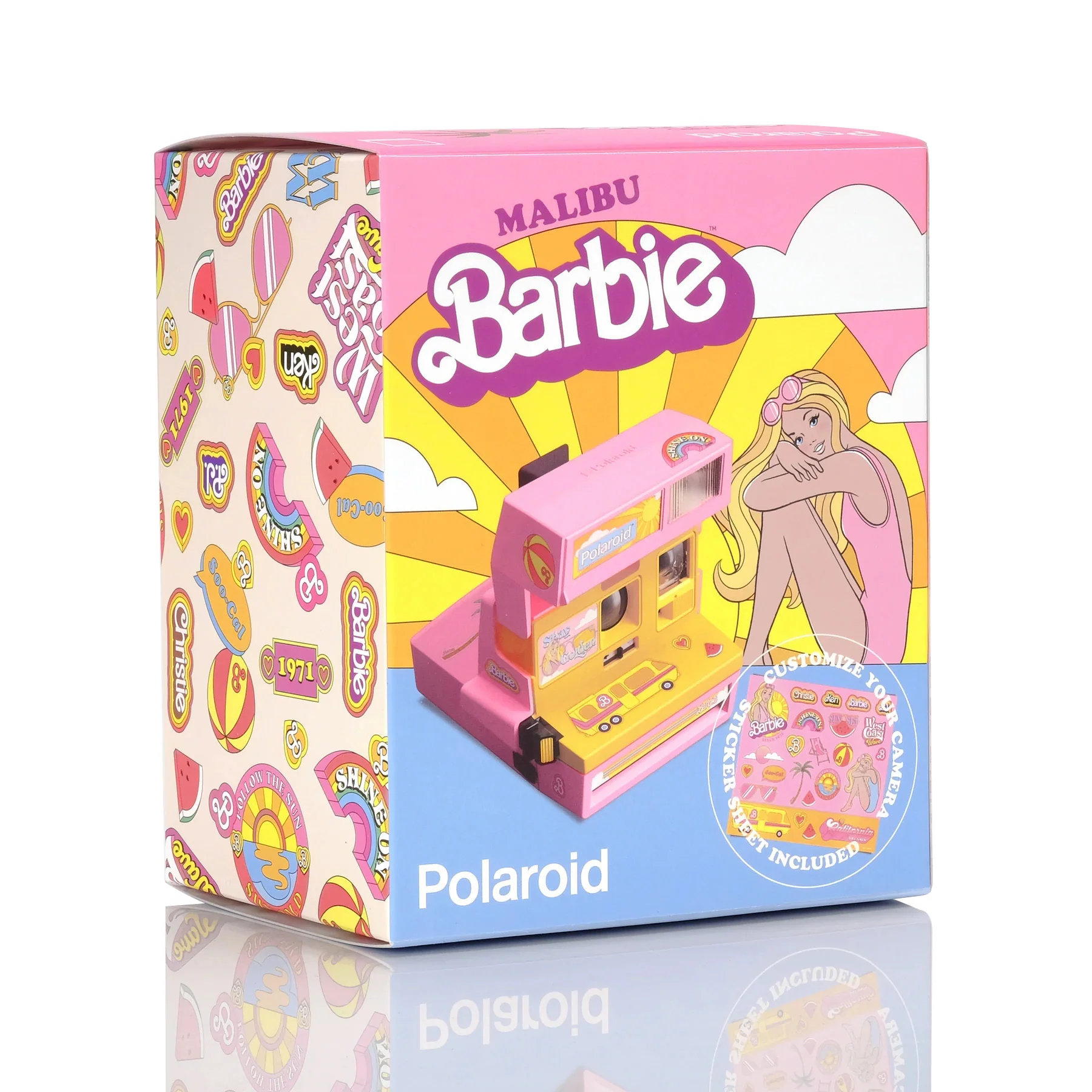 Polaroid 600 Instant Film Camera (Malibu Barbie) with Color Instant Film and Film Kit - Image 9