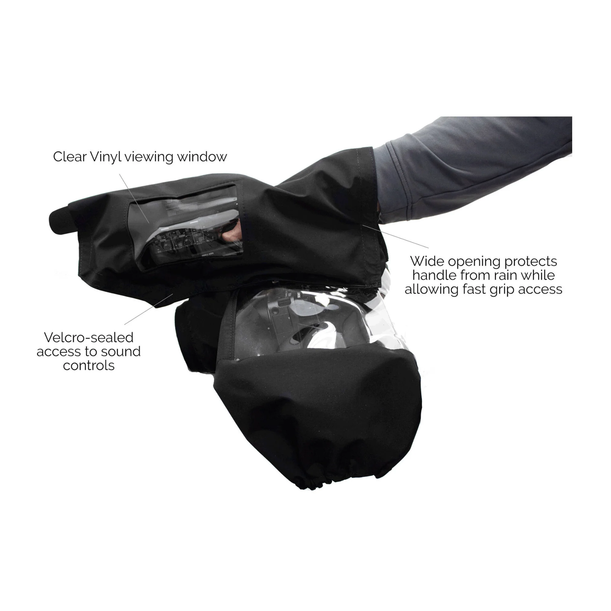 PortaBrace Rain Cover for Sony FX30 with XLR Handle - Image 3