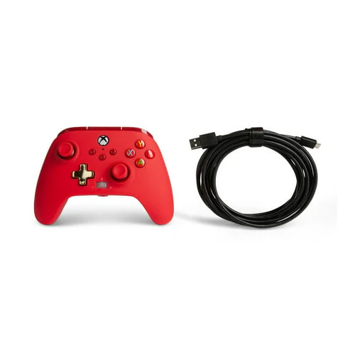 PowerA Enhanced Wired Controller for Xbox (Red) - Image 4