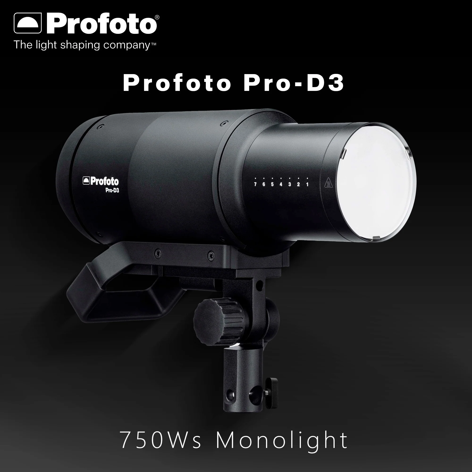 Profoto Pro-D3 Industrial-Grade Monolight with Fast Recycling Time and Three Flash Modes (750W) - Image 2