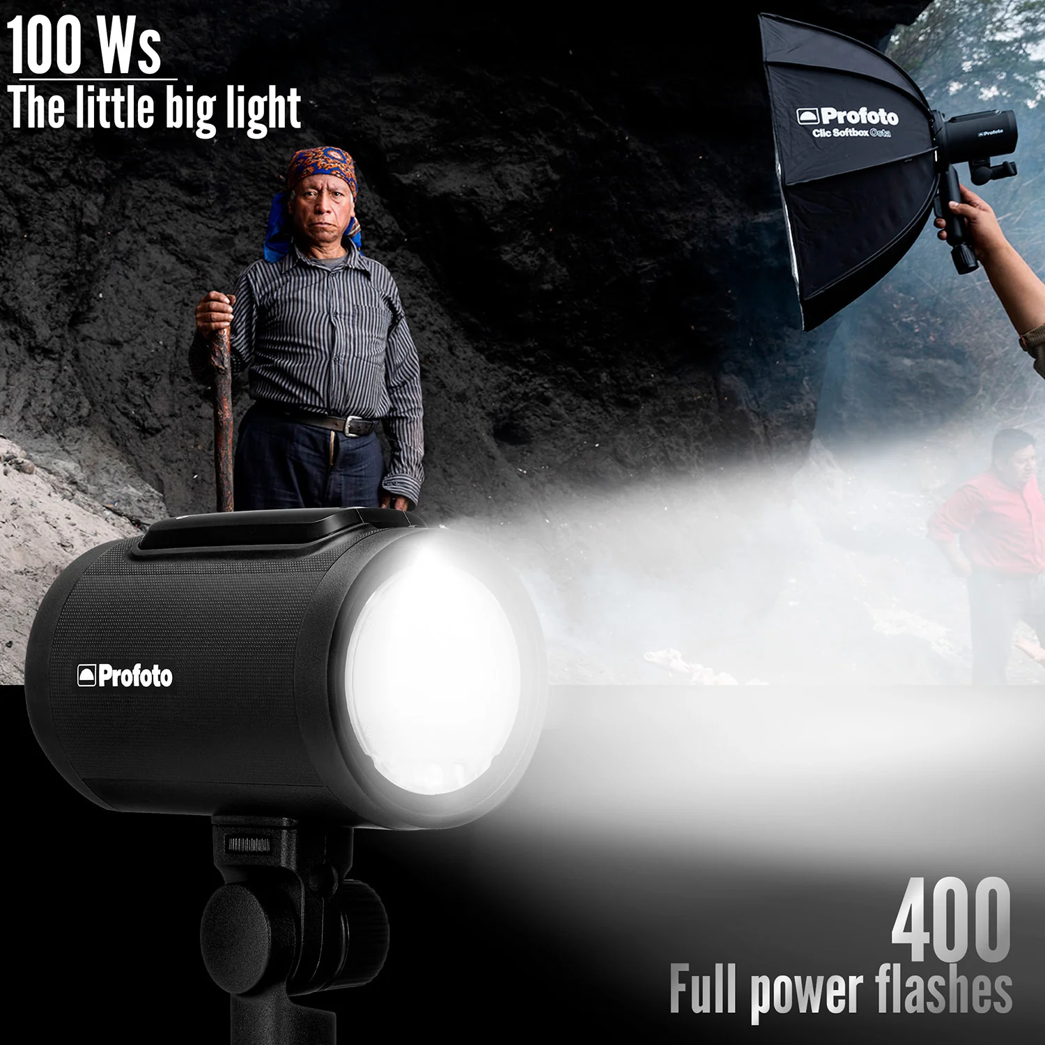 Profoto A2 Monolight with Profoto Clic Magnum Reflector with Protective Case Bundle - Image 3