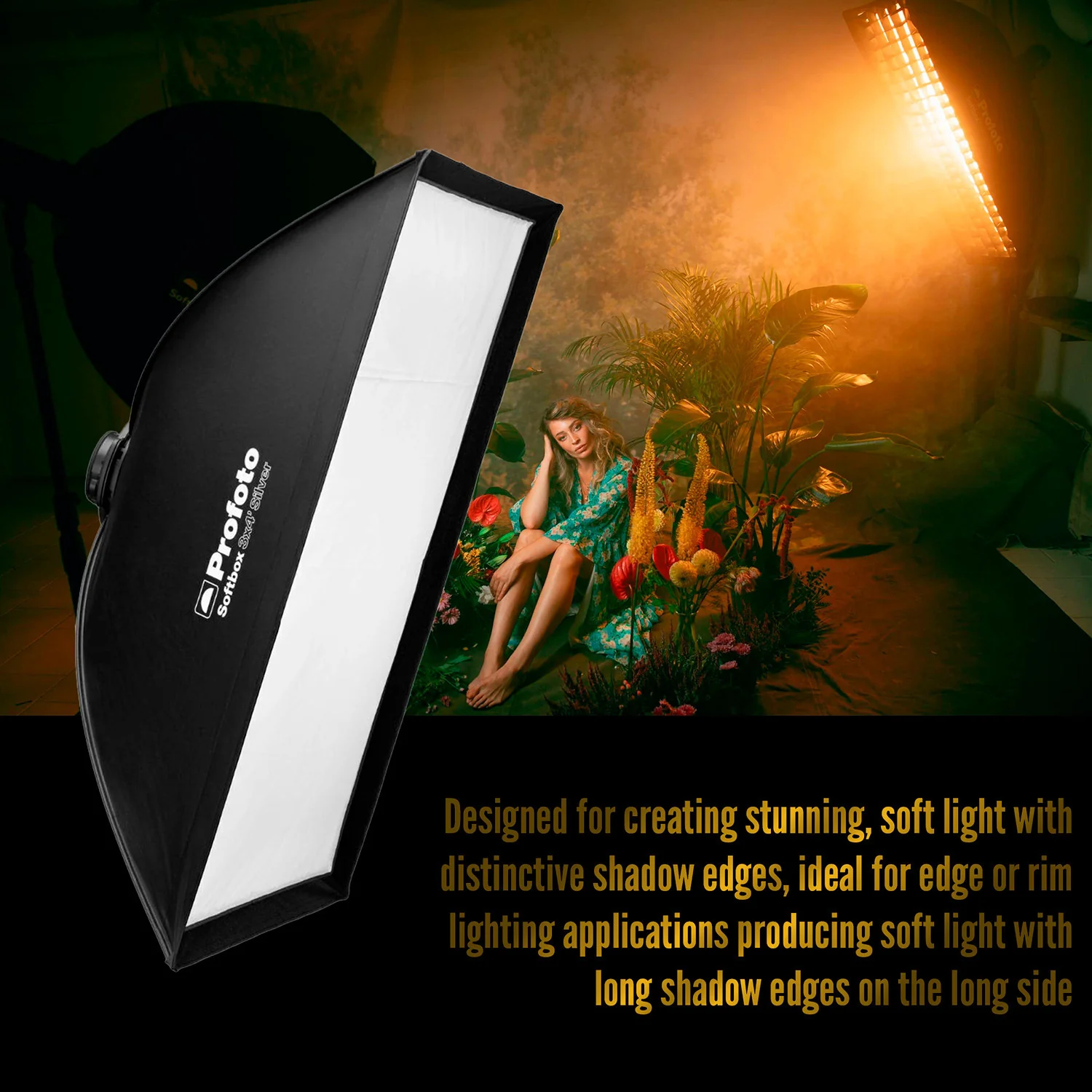 Profoto Softbox 3x4-Feet Rectangular with Removable Diffuser and Profoto Softgrid Bundle - Image 3