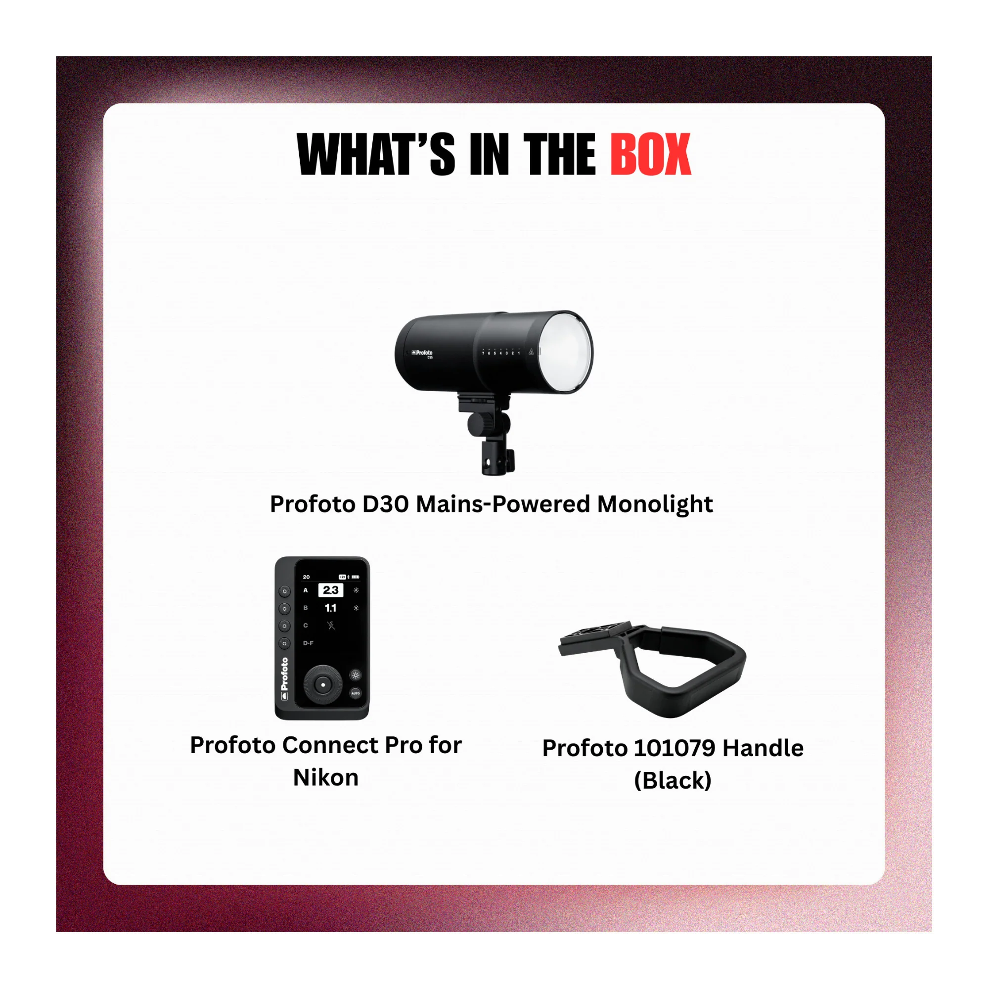 Profoto D30 Mains-Powered Monolight with Accessories Bundle - Image 10