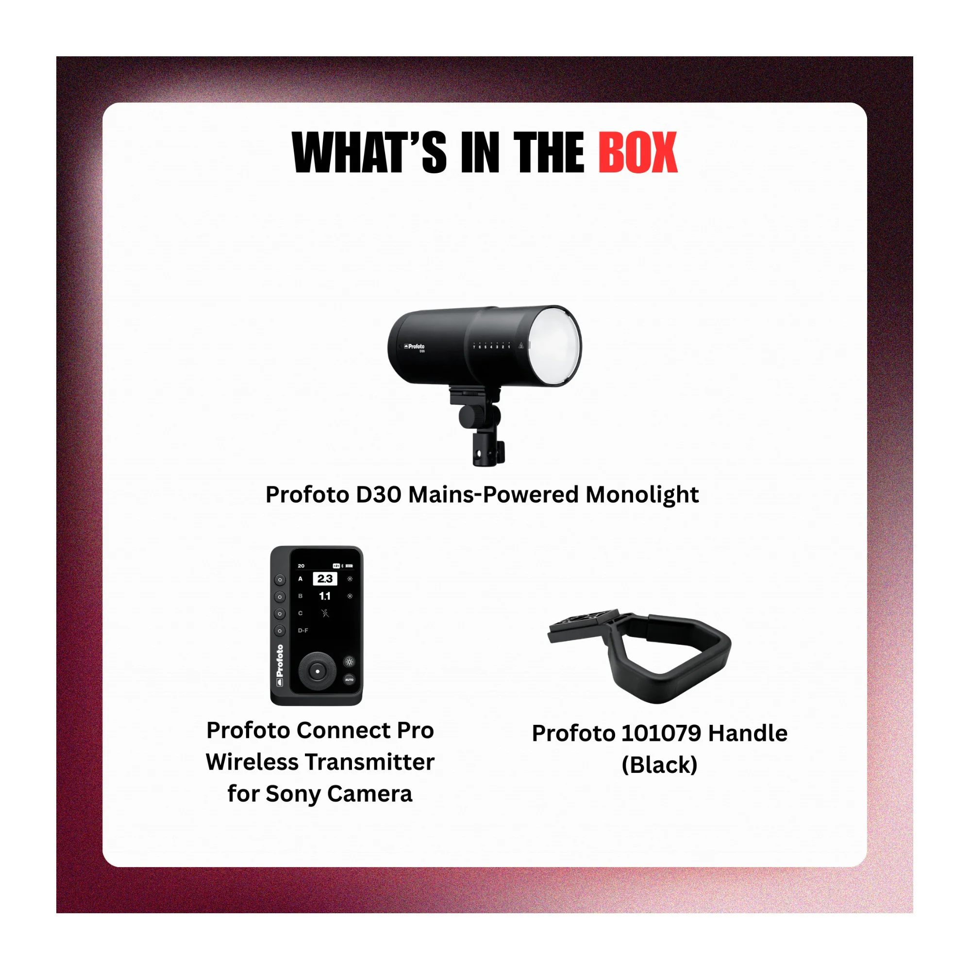 Profoto D30 Mains-Powered Monolight with Accessories Bundle - Image 10