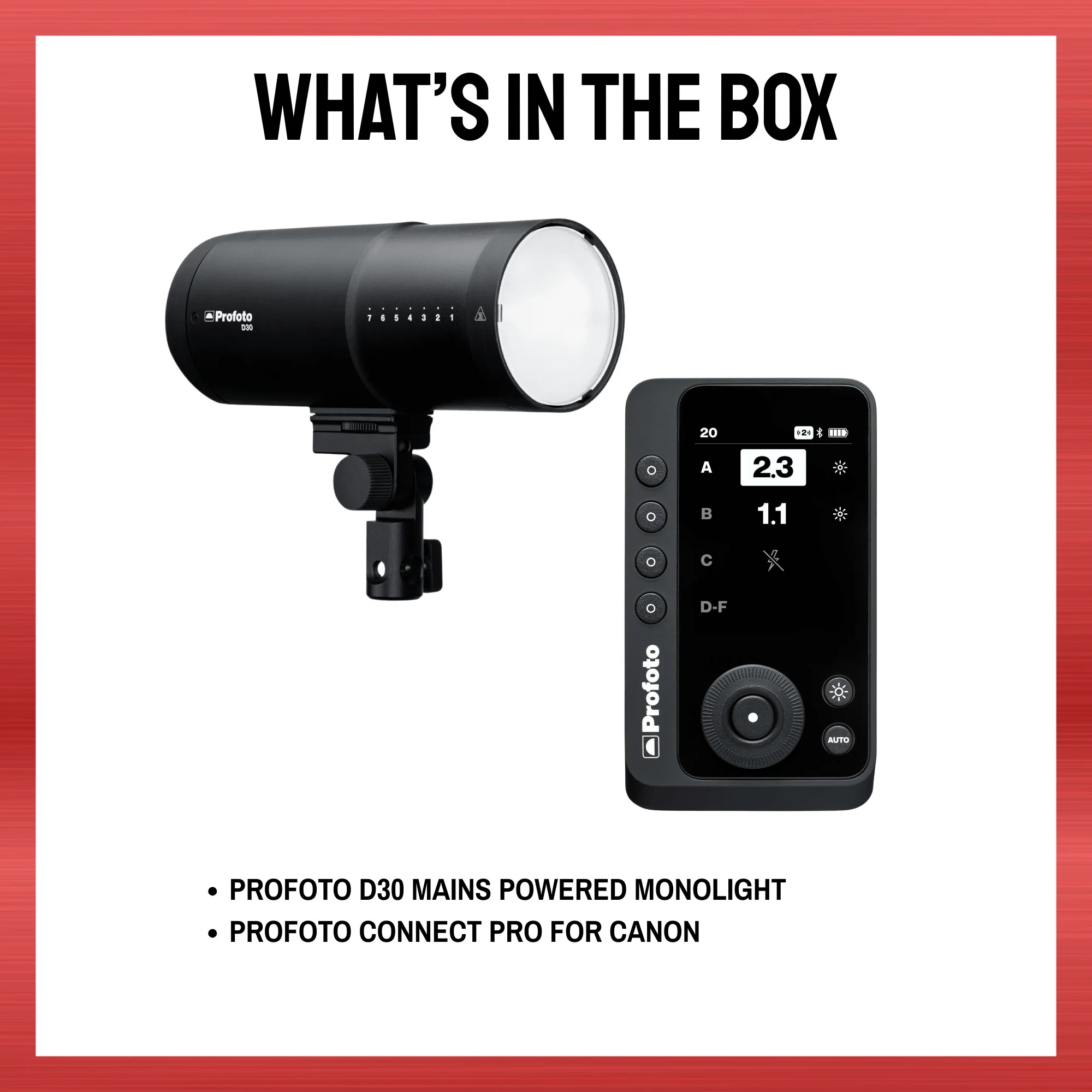 Profoto D30 Mains-Powered Monolight Bundle with Connect Pro for Canon - Image 9