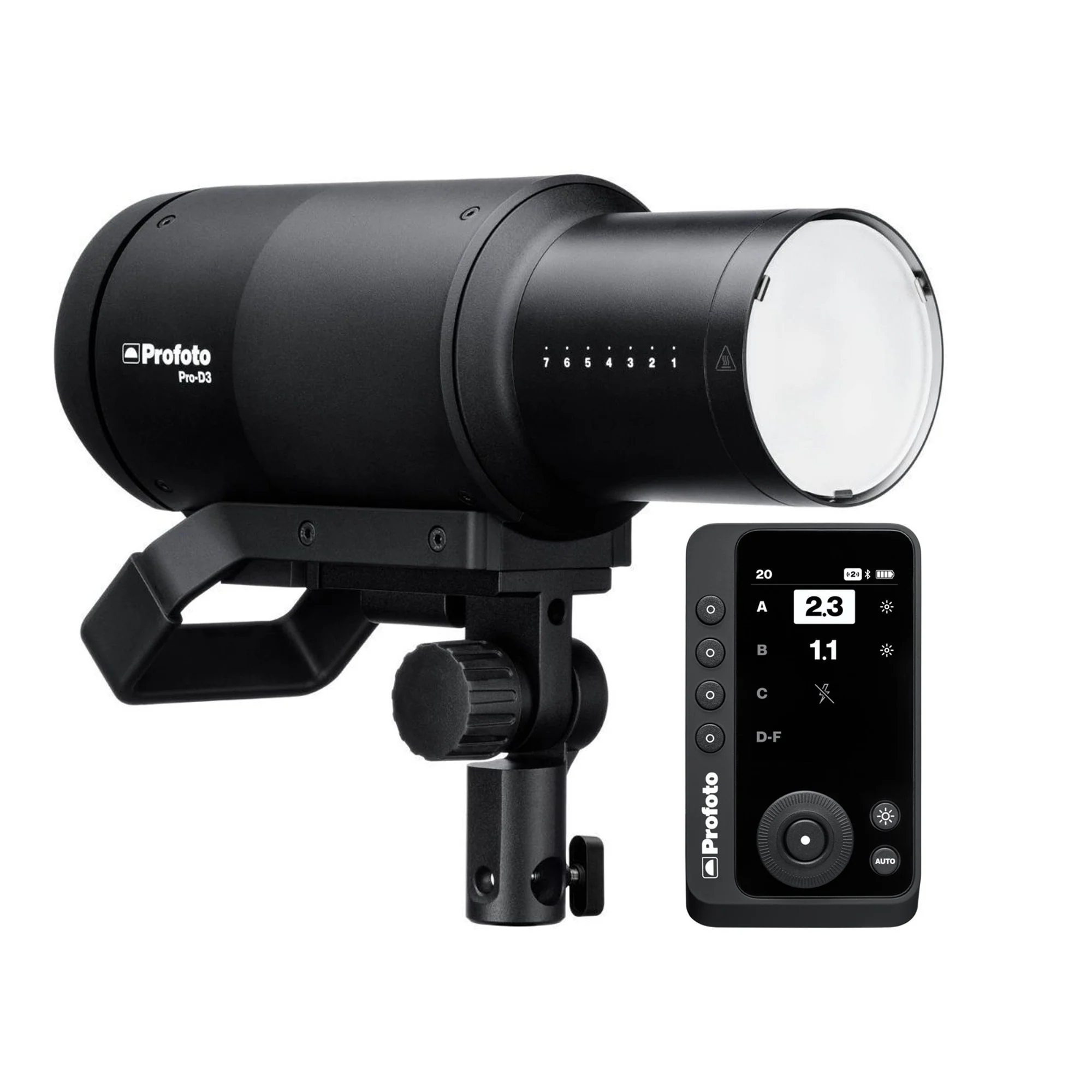 Profoto Pro-D3 Industrial-Grade Monolight (1250W) Bundle with Connect Pro Remote
