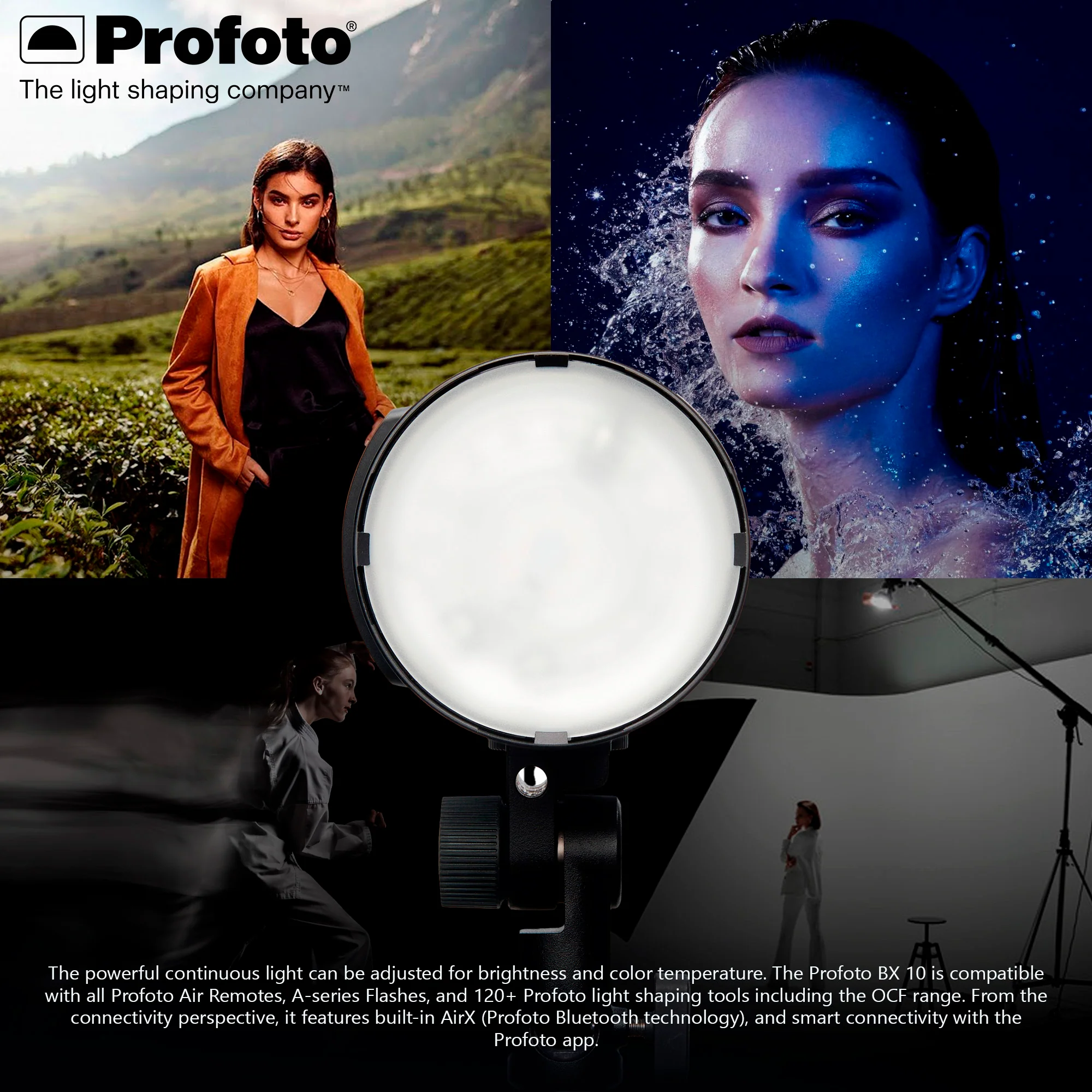 Profoto B10X Plus Off-Camera Flash and Continuous Light with Li-Ion Battery for B10 Bundle - Image 4