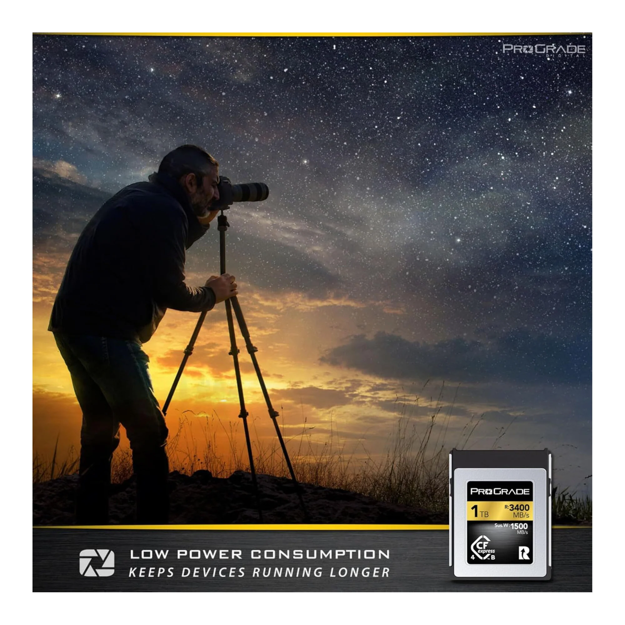 ProGrade Digital 1TB CFexpress 4.0 Type B Gold Memory Card (2-Pack) - Image 2
