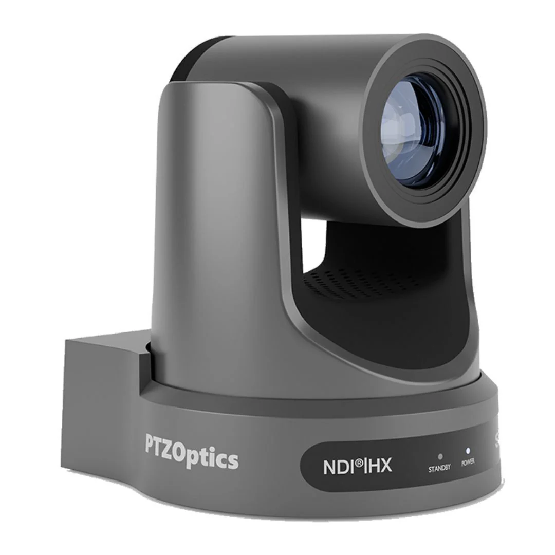 PTZOptics Move SE Camera with 12X Optical Zoom Range and Presenter-Lock Auto-Tracking (Gray) - Image 3