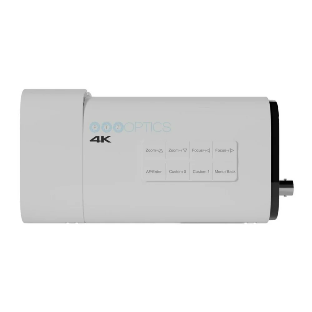 PTZOptics Studio 4K Camera with 12x Zoom, NDI HX2 Connectivity, and 16x Digital Zoom (White) - Image 3