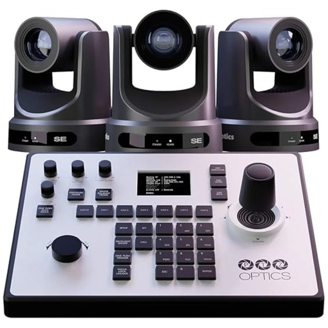 PTZOptics Producer SE Bundle of 3 PoE-Ready Ultra HD Cameras with Built-In Auto-Tracking - Image 2